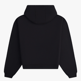 RHUDE LOGO PRINT COTTON JERSEY HOODIE
